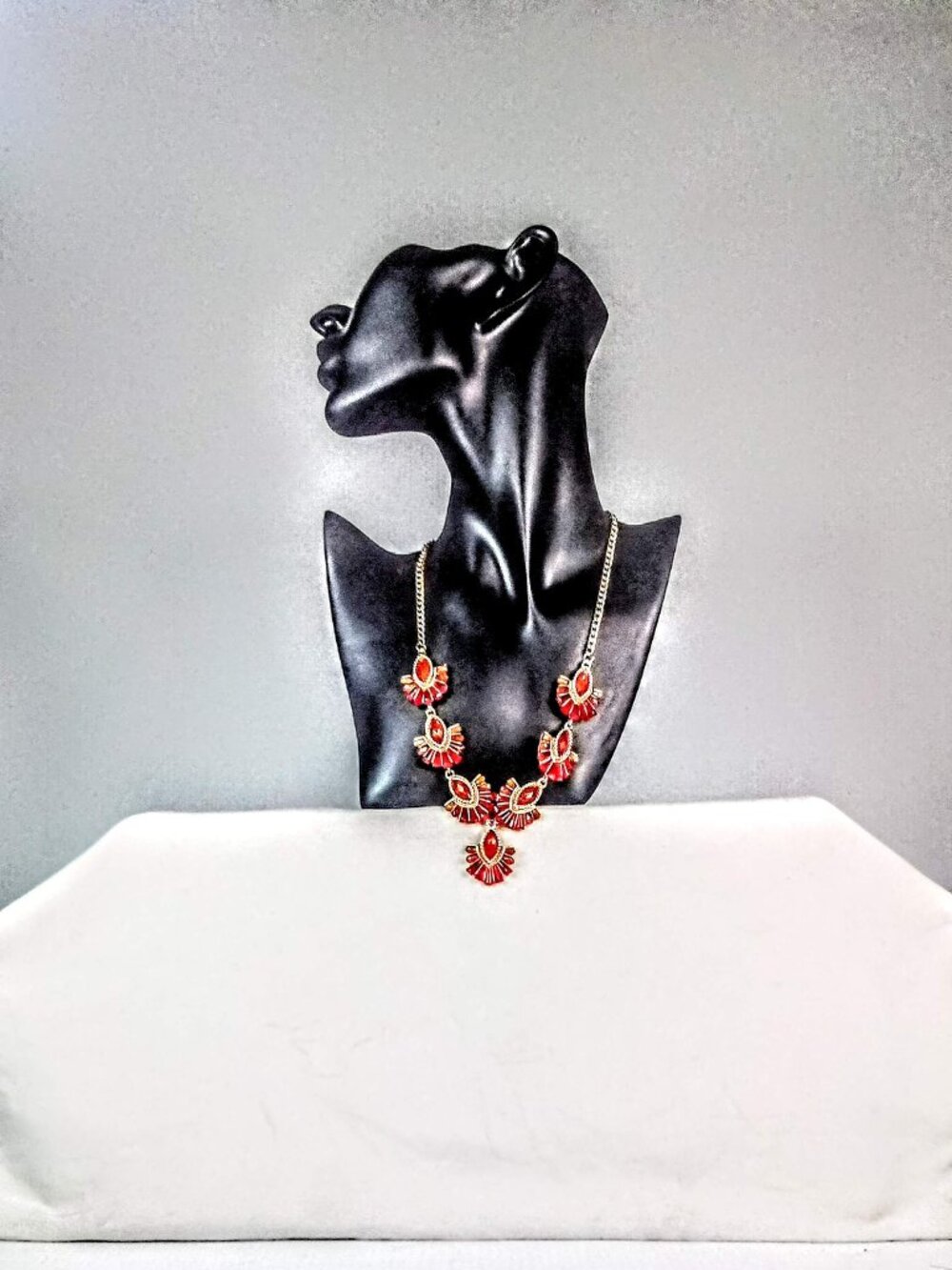 New Red/Orange Accent Necklace